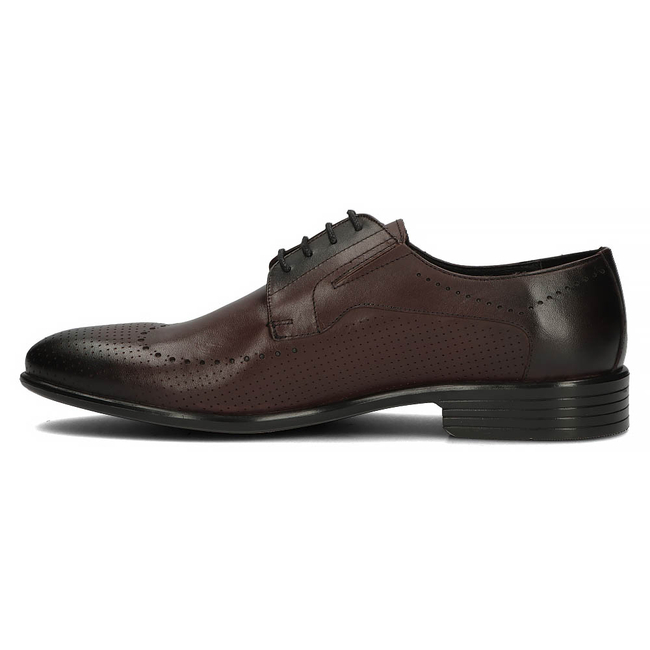 Leather shoes Filippo 3610 burgundy