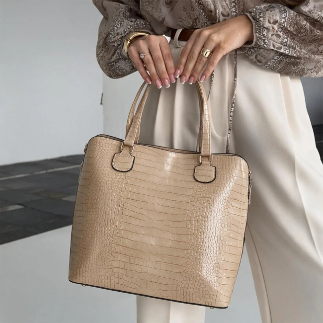 Khaki shopper bag Carry-All