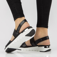 Leather sandals Filippo DS2140/21 BK black