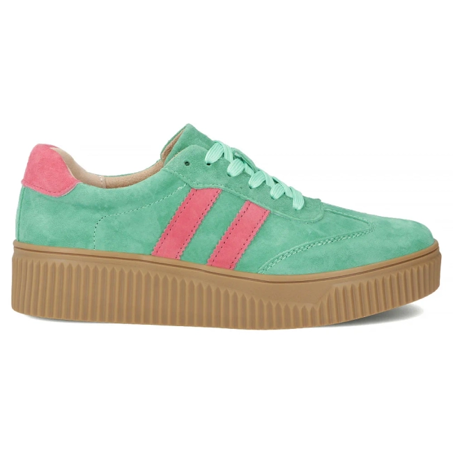 Leather sneakers Filippo DP6776/26 GE FH green