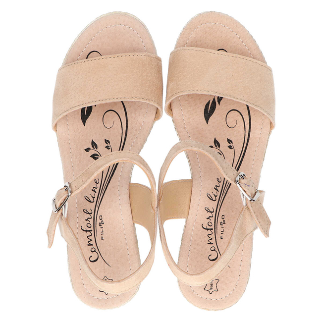 Sandały Filippo DS1330/20 BE Beige
