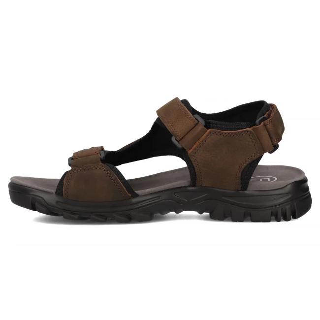 Leather Sandals Filippo MS7038/25 BR brown