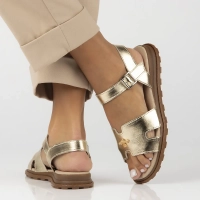 Leather sandals Filippo DS7031/25 GO gold