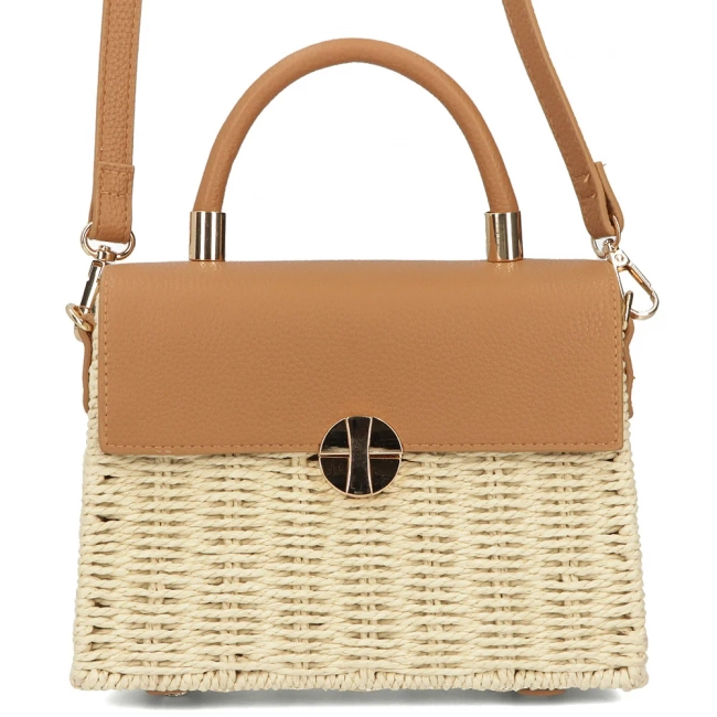 Beige briefcase bag Grace