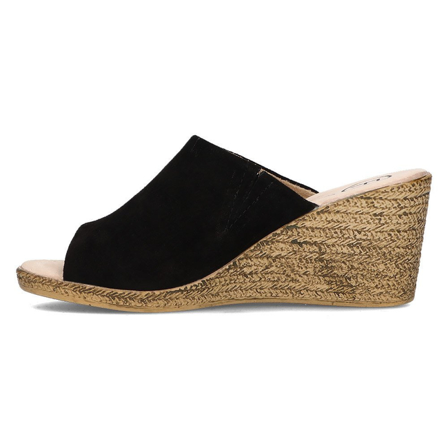 Leather flip-flops Filippo DK2143/21 BK black