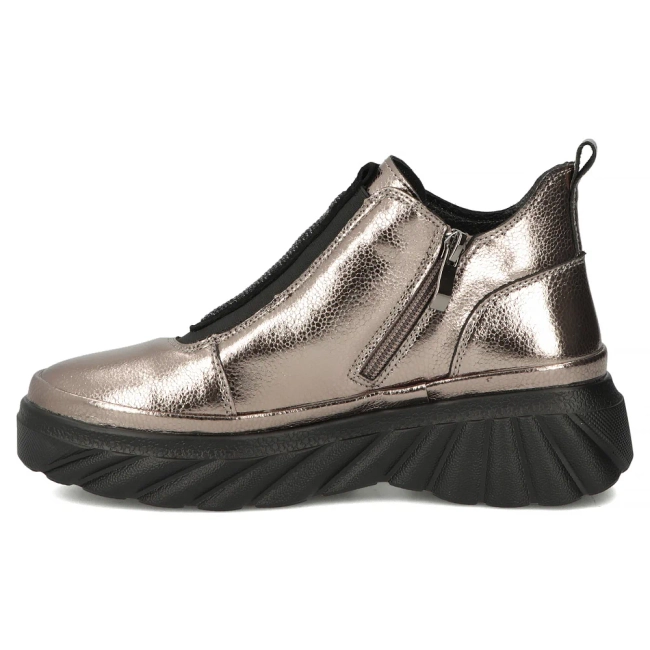 Leather ankle boots Filippo DBT7426/25 GN gun metal