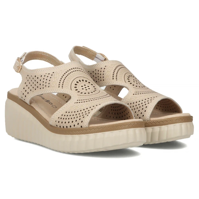 Leather sandals Filippo DS6819/25 BE beige