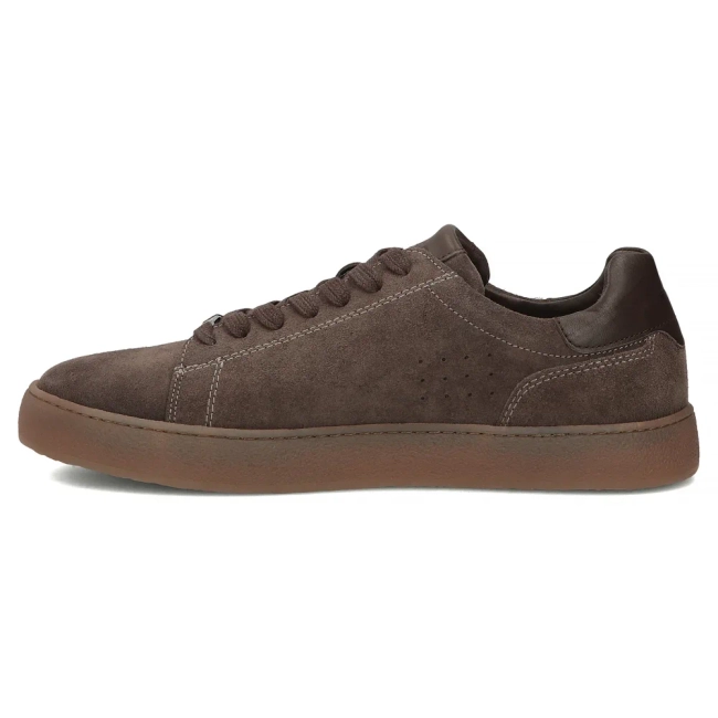Skórzane sneakersy Filippo MP8272/26 TP taupe