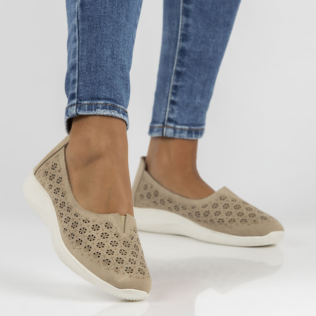 Leather shoes Filippo DP3673/22 BE beige