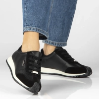Skórzane sneakersy Filippo DP7979/26 BK czarne