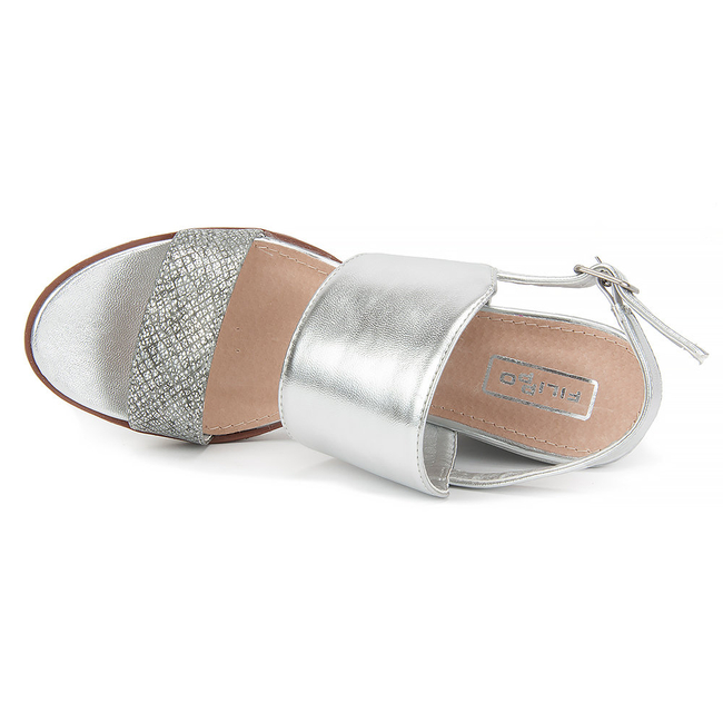 Sandals Filippo DS 023/17 SI Silver