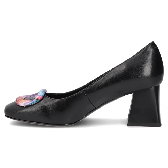Leather shoes Filippo DP7831/26 BK BK black