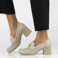 Leather shoes Filippo 20171 taupe