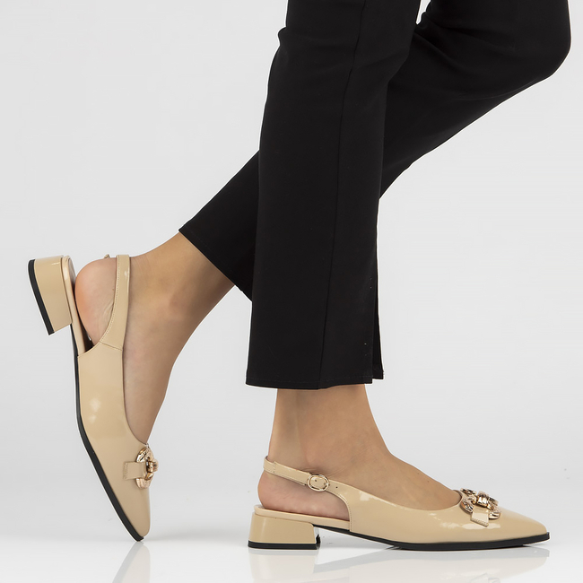 Leather shoes Filippo DP3745/22 BE beige