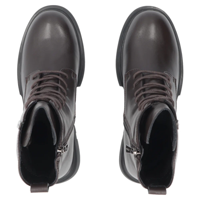 Leather ankle boots Filippo DBT8025/26 D BR brown