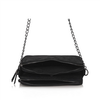 Handbag Toscanio Suede Messenger Bag A258 black