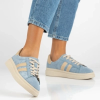 Leather sneakers Filippo DP7499/26 BL blue