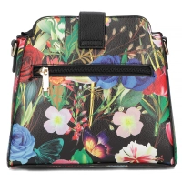 Black shoulderbag mila flora