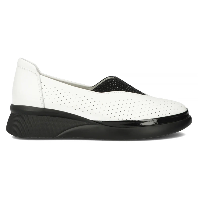 Leather shoes Filippo DP6208/24 WH white