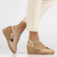 Leather sandals Filippo DS6026/24 BE beige