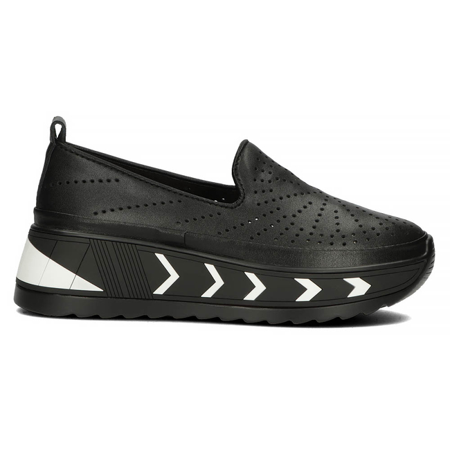 Leather shoes Filippo DP4302/22 BK black