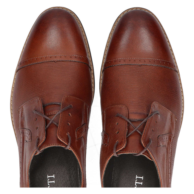 Półbuty Simonetti G-5849 brązowe