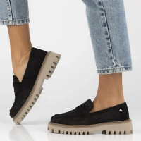 Leather shoes Filippo DP6796/25 BK black