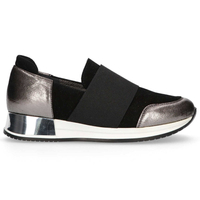 Shoes Filippo 018 Black Suede/Nickel