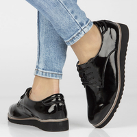 Leather shoes Filippo DP1514/23 BK black