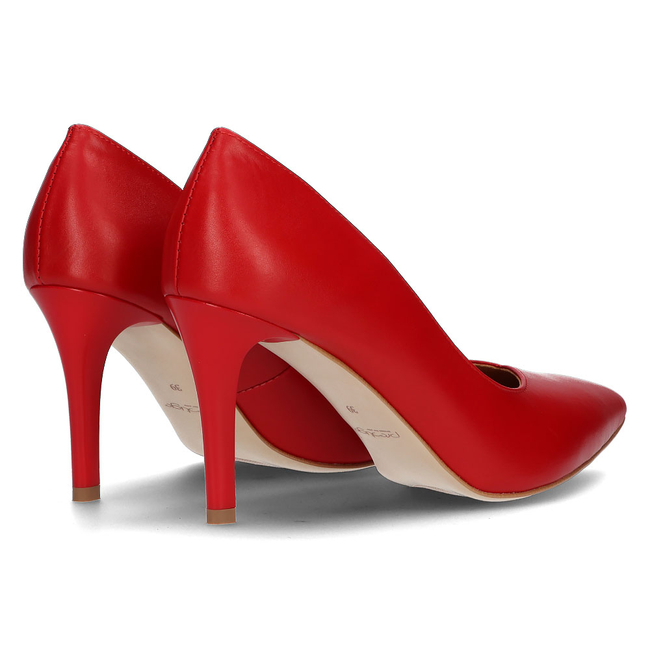 Leather pumps Filippo 2106 red