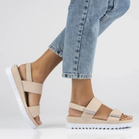 Leather sandals Rieker V4475-31 ROSA