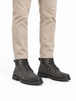 Skórzane botki Filippo MBT8298/26 D GR szare