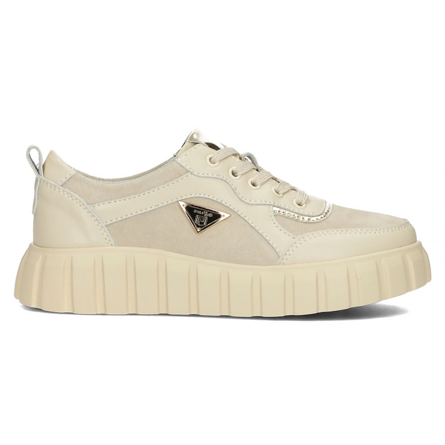 Leather sneakers Filippo DP4533/23 BE beige