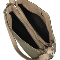 Handbag Toscanio Shopper Suede F22 green