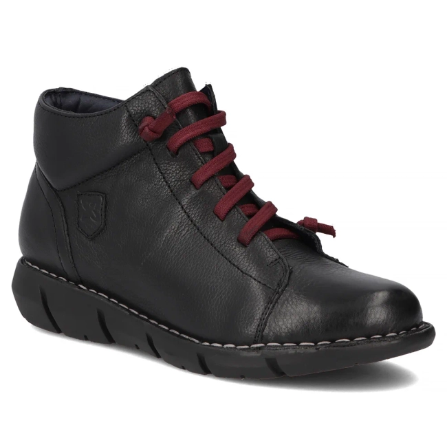 Leather ankle boots Maciejka P7240-01/00-1 black