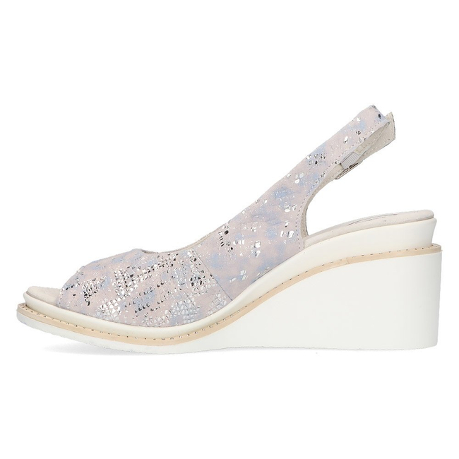 Leather sandals Filippo DS2150/21 SI silver