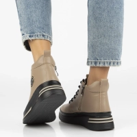 Leather ankle boots Filippo DBT4215/26 TP taupe
