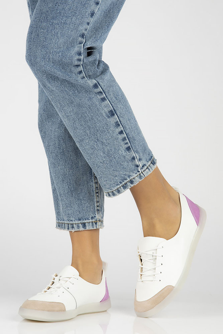 Leather shoes Filippo N586 white