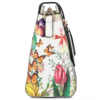 White handbag mila flora
