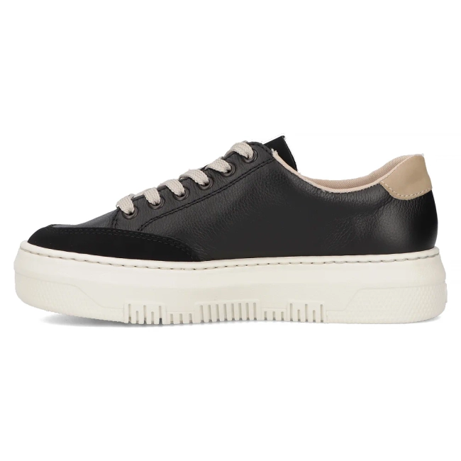 Rieker leather sneakers M1912-00 black