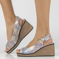 Leather sandals Filippo DS4508/23 MLT multicolor