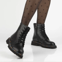 Leather ankle boots Filippo DBT7428/25 BK black