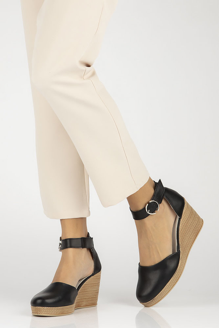 Leather sandals Filippo DP3519/23 BK black