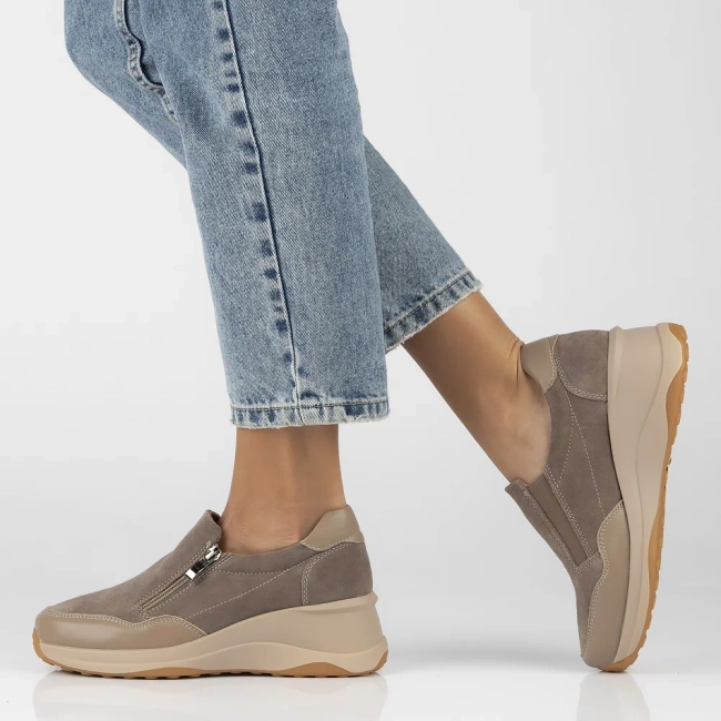 Leather shoes Filippo DP6473/24 BE beige