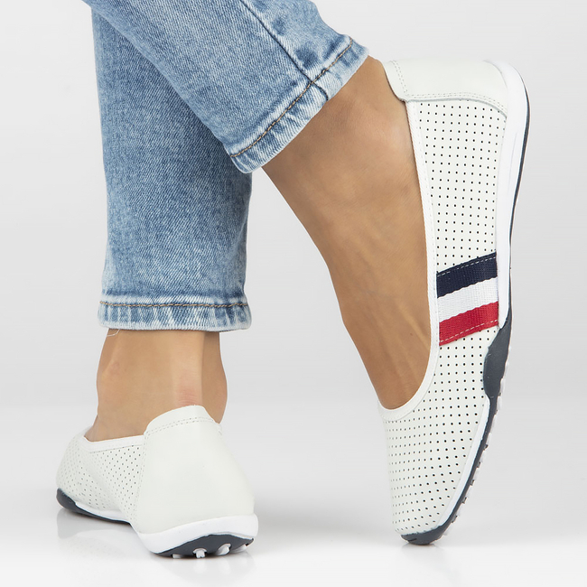 Leather shoes Filippo DP2063/23 WH white