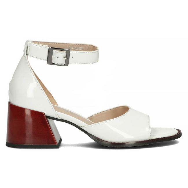 Leather sandals Filippo DS3723/22 WH white