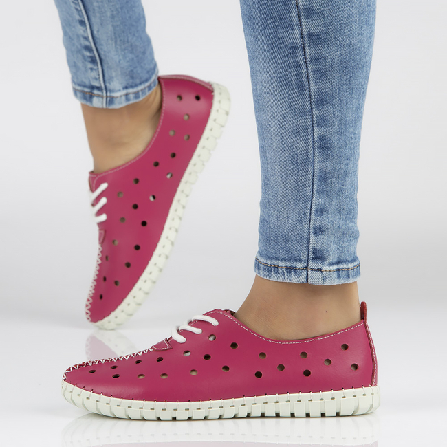 Leather shoes Filippo DP1225/20 FH pink