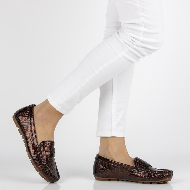 Leather loafers Filippo DP2139/21 BR brown