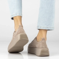 Leather sneakers Filippo DP8339/26 BE beige
