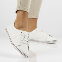 Leather shoes Filippo DP073/22 WH white